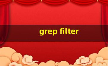 grep filter